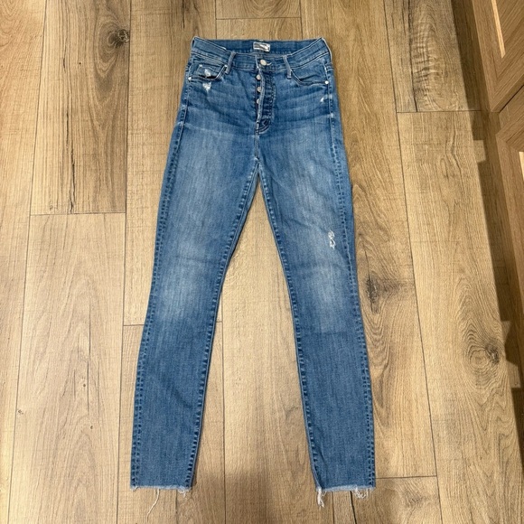 MOTHER Denim - MOTHER Blue Skinny Jeans with Vintage Appeal women’s 25